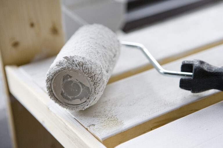 Paint roller - home renovations concept