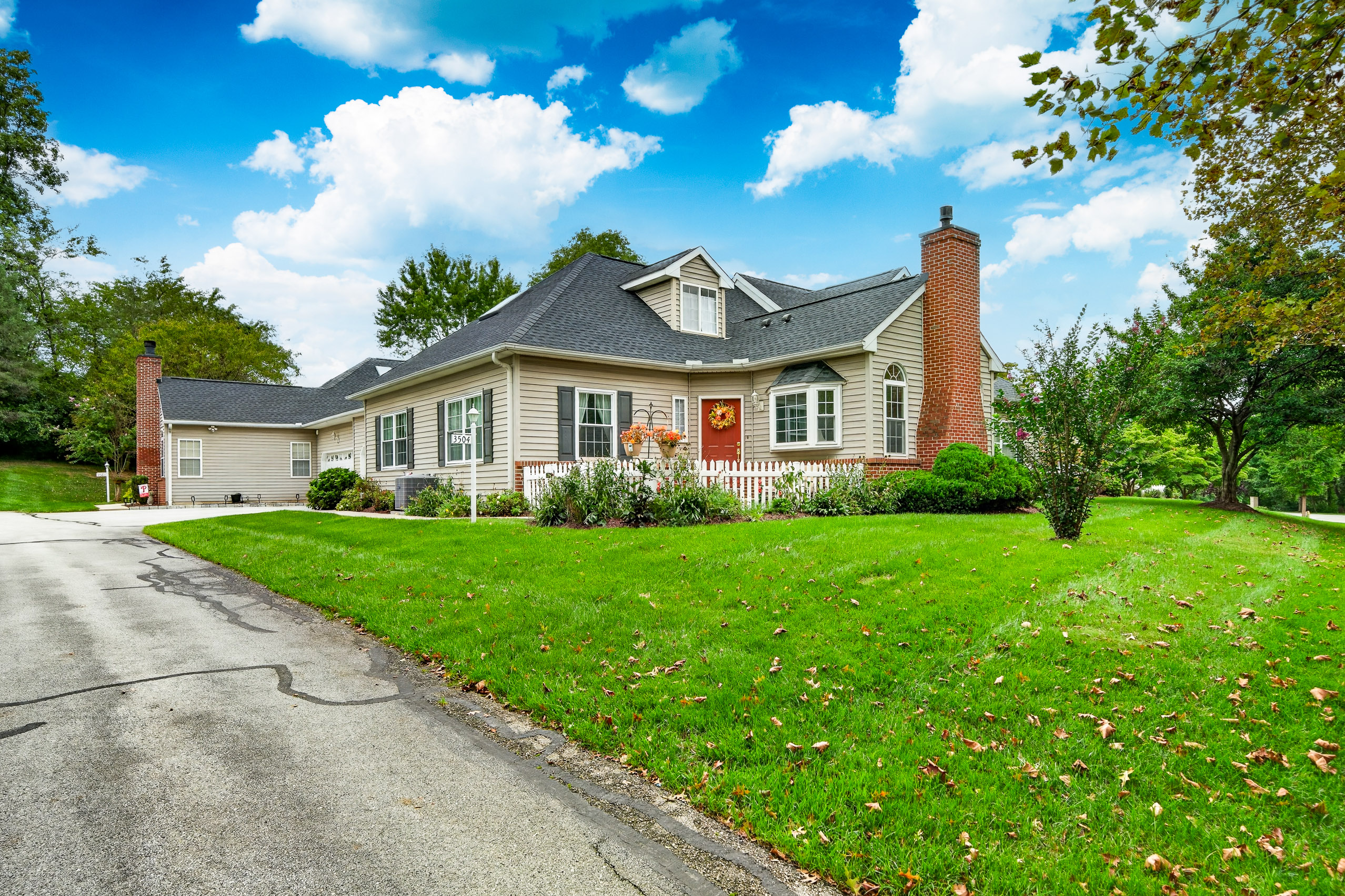 Front exterior of 3504 Century Ln, a Concord Crossing carriage home in Chadds Ford, PA