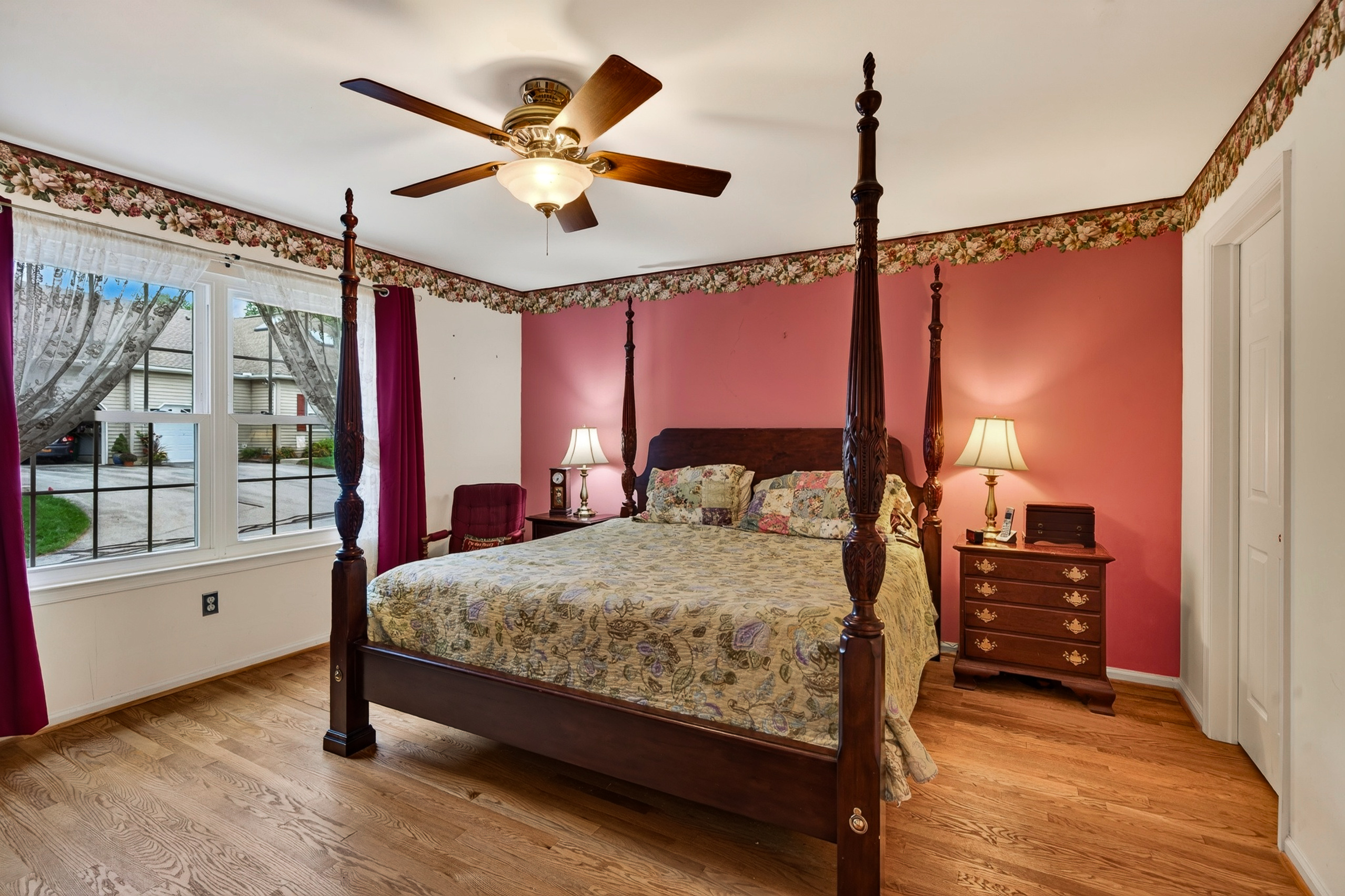 Main-floor primary bedroom suite